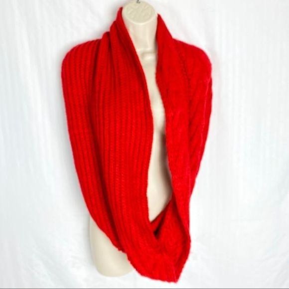 4/$25 BP Scarf Infinity Chunky Knit Red Womens One Size - Picture 8 of 12